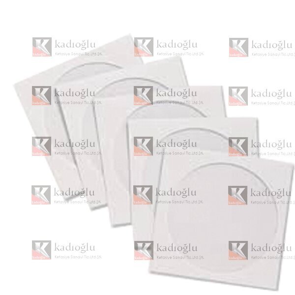 Asil Doğan CD Zarfı Pencereli 12.5x12.5 80 GR Beyaz