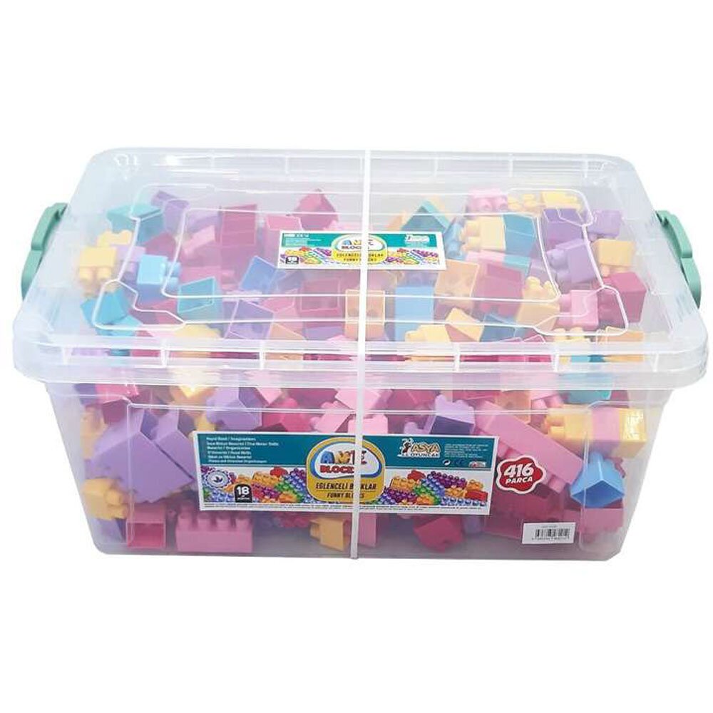 Asya Ant Blocks Pembe 416 Parça Box ANT416-P