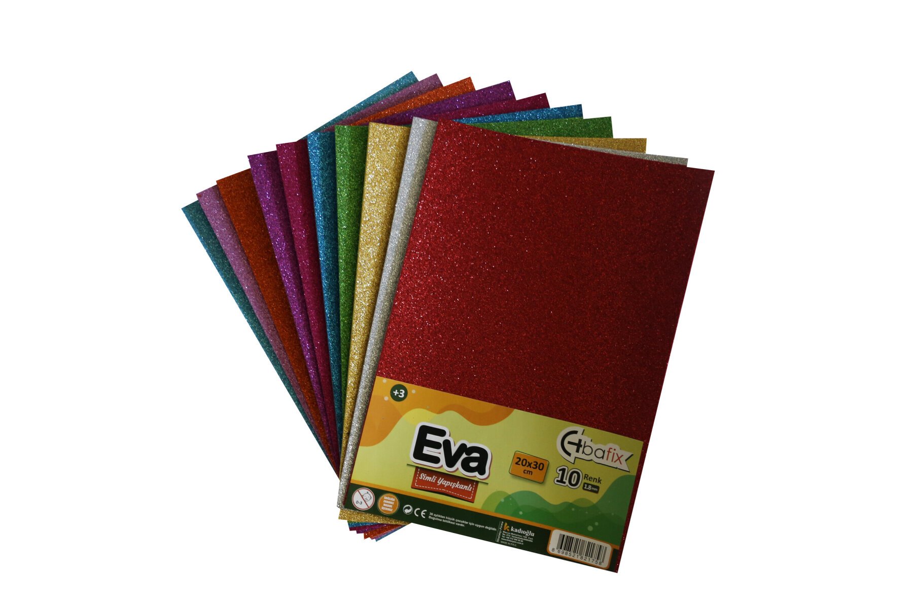 Bafix Eva Simli Yapışkanlı 20x30 10 Renk