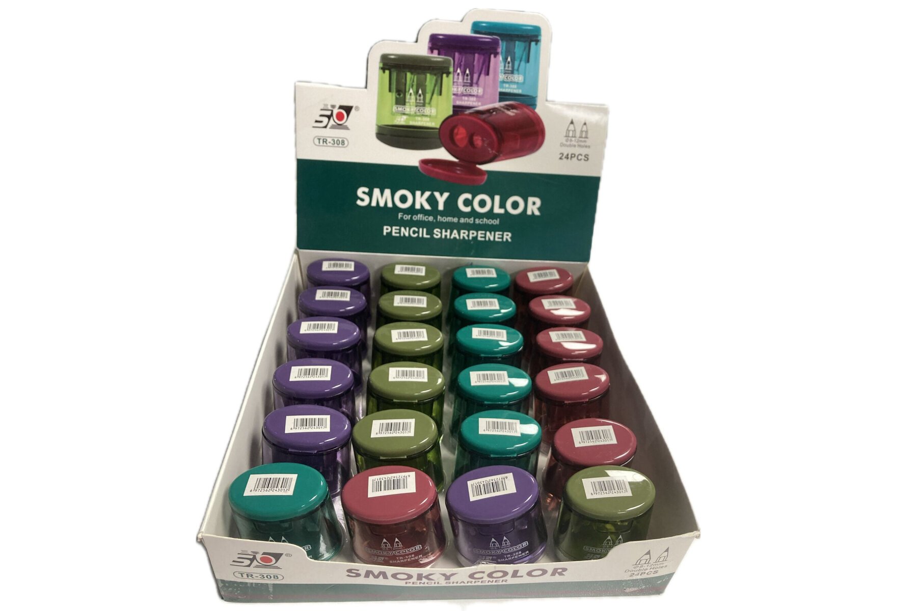 Bafix Kalemtıraş Çiftli Hazneli Smoky Color Tr-308