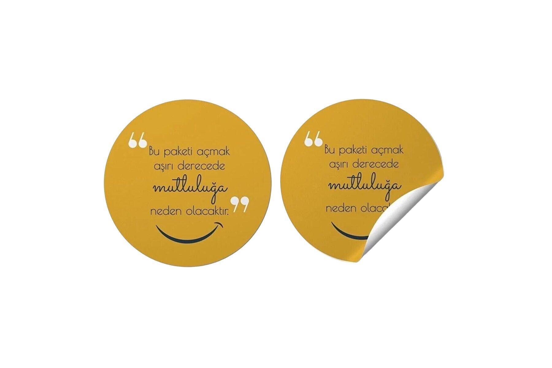 Kuşe Etiket / Sticker