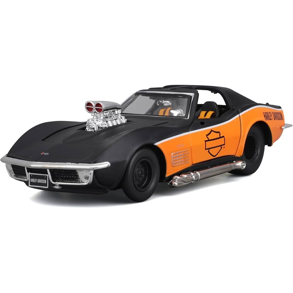 Neco Oyuncak Model Araba 1:24 Harley-Davidson 1970 Corvette