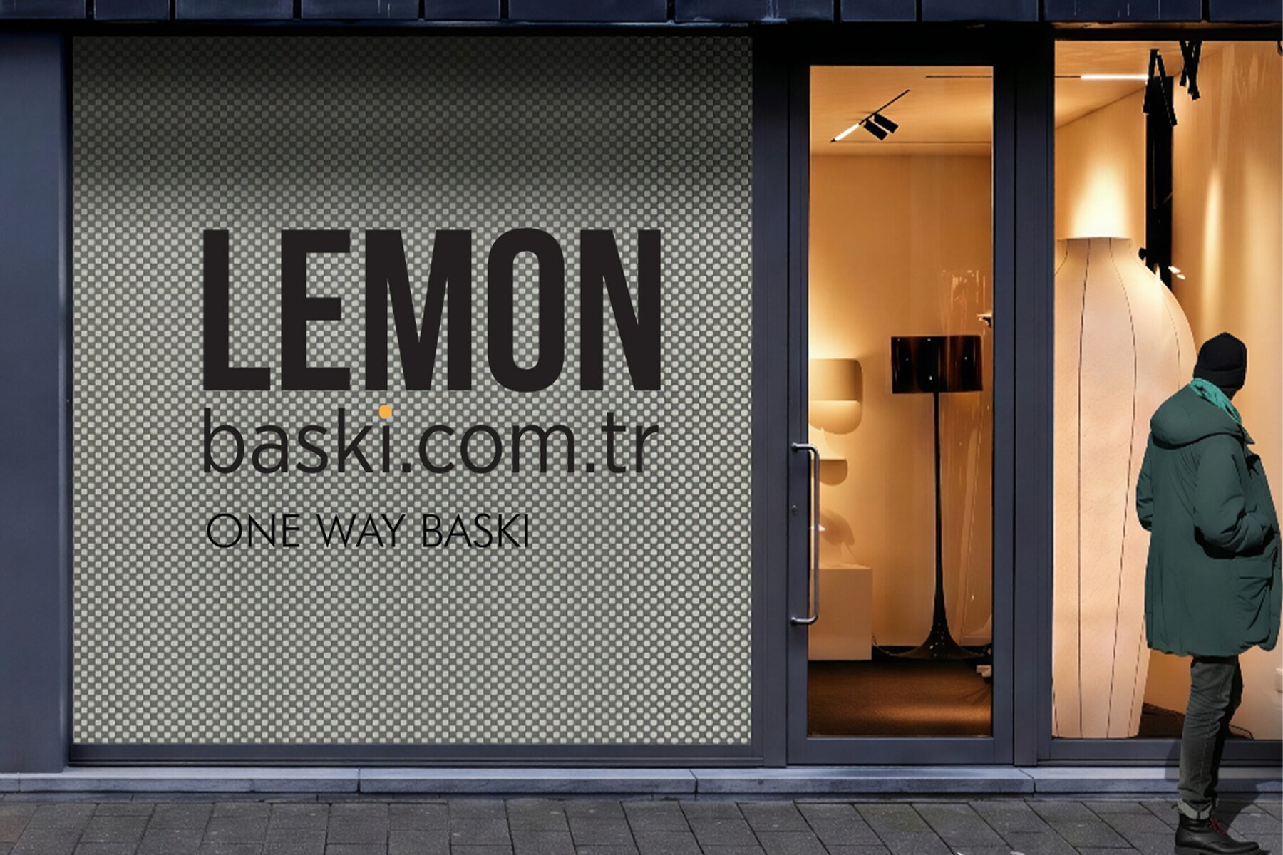 One Way Vision Baskı