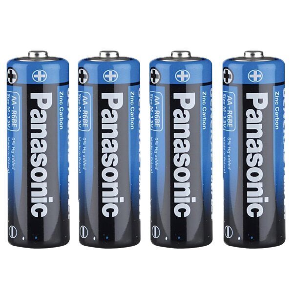 Panasonic Çinko Karbon Kalem Pil (AA) R6BE/4S