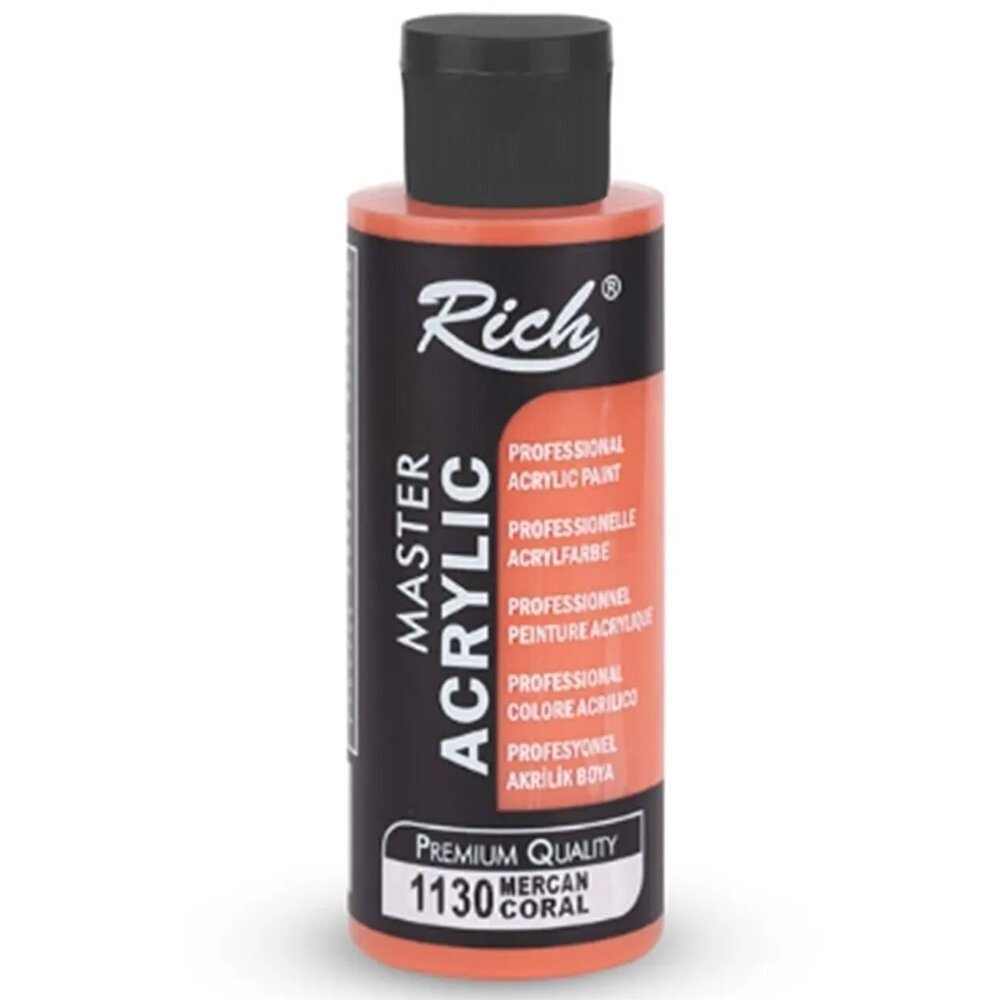 Rich Akrilik Boya Master 120 CC Mercan 120-1130
