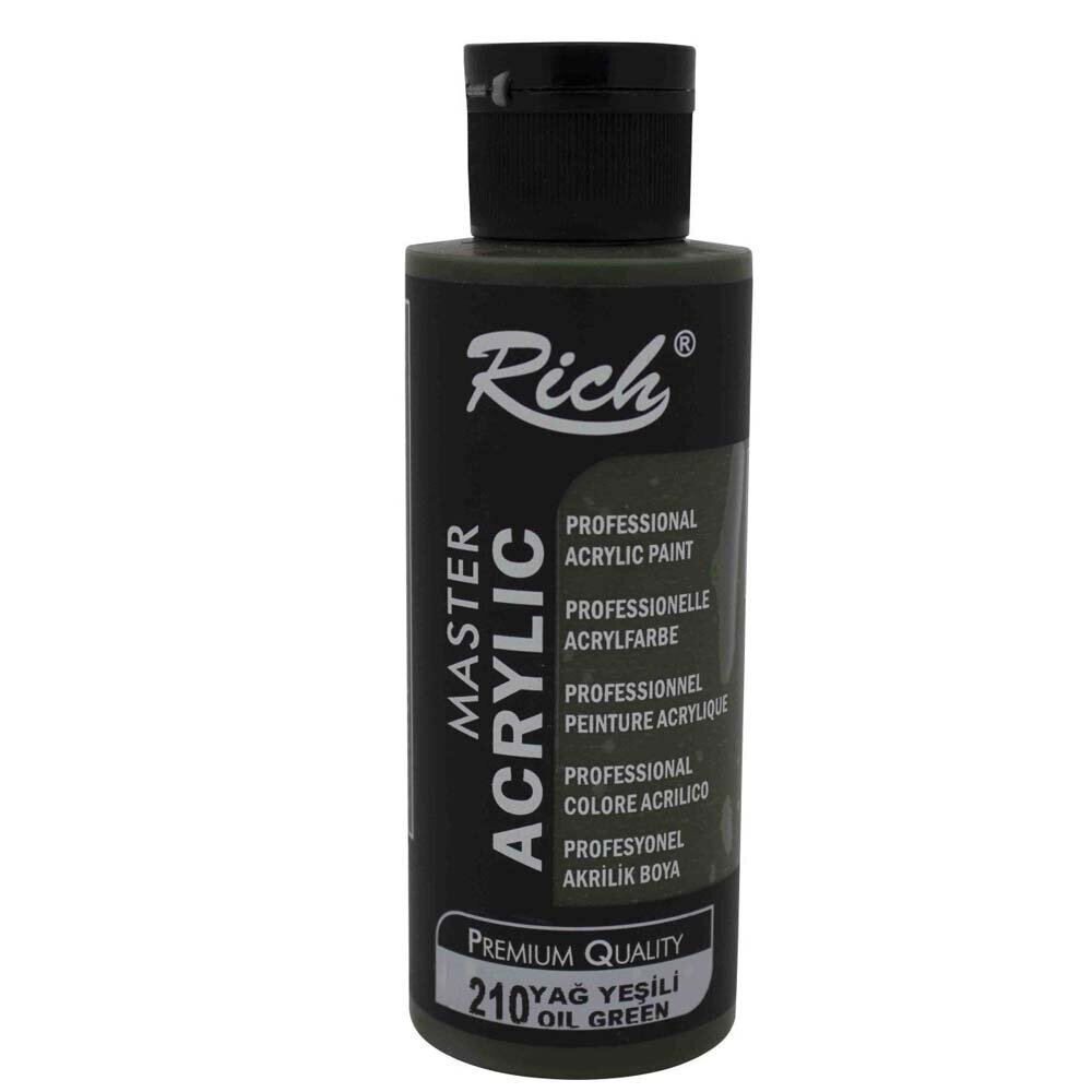 Rich Akrilik Boya Master 120 CC Yağ Yeşili 120-210