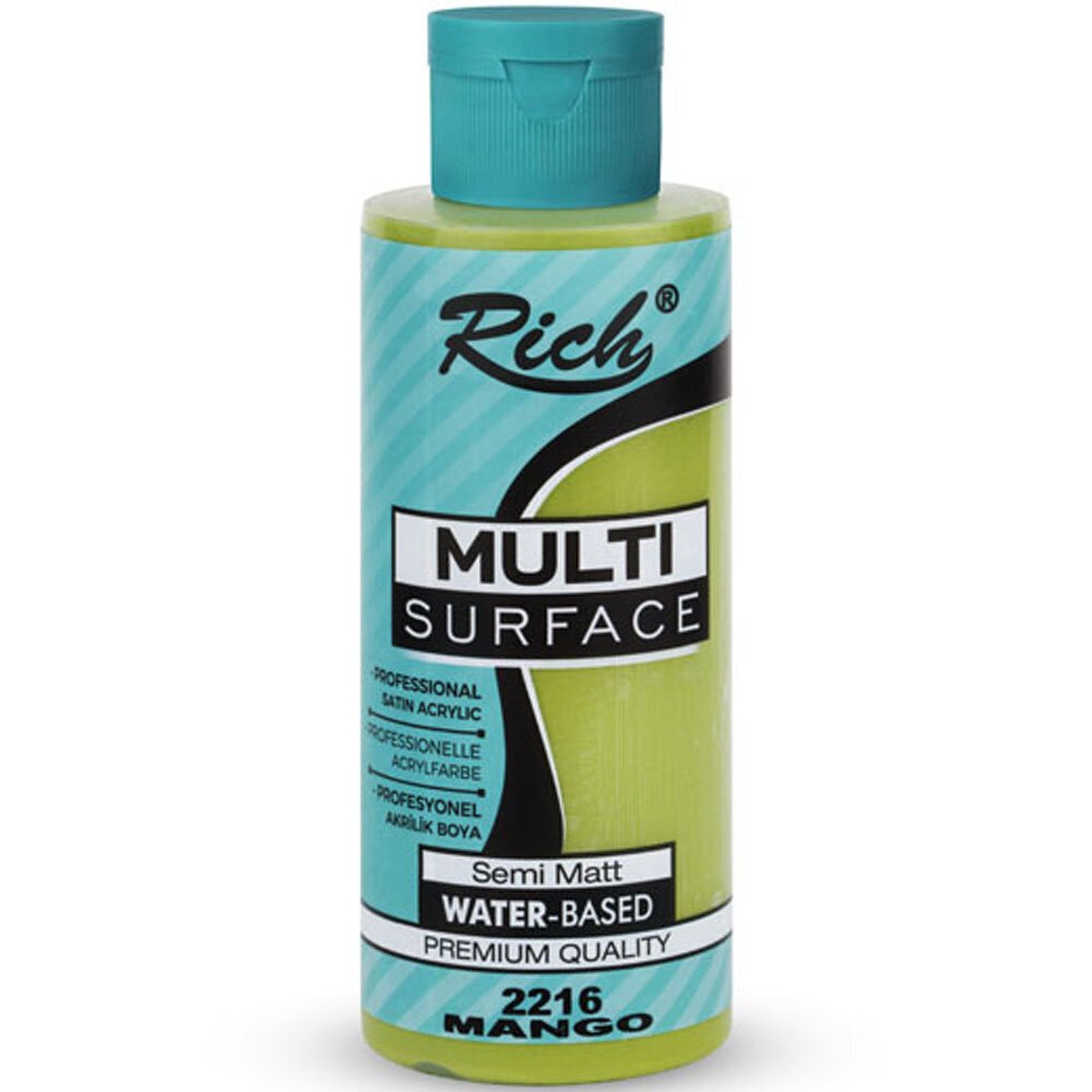 Rich Akrilik Boya Multi Surface 120 CC Mango 2216