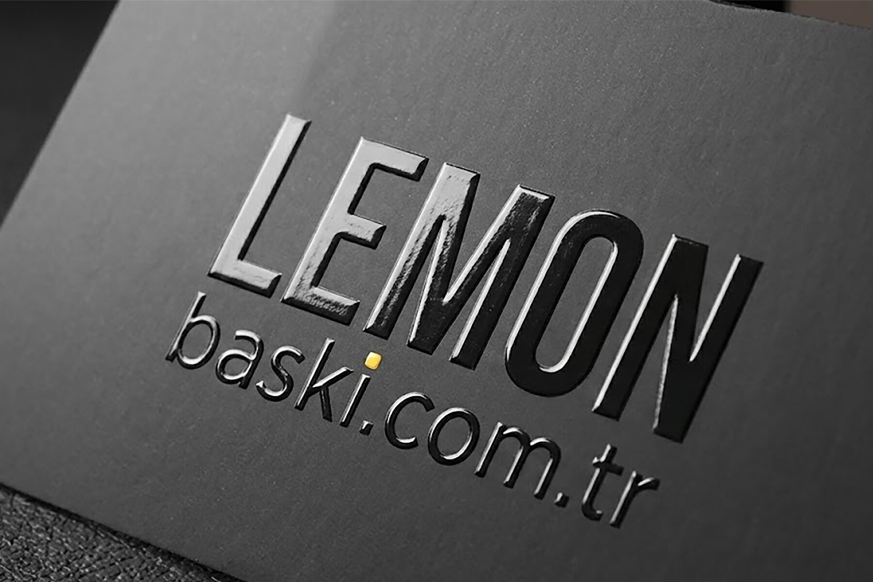 Sıvama Kabartma Laklı Kartvizit