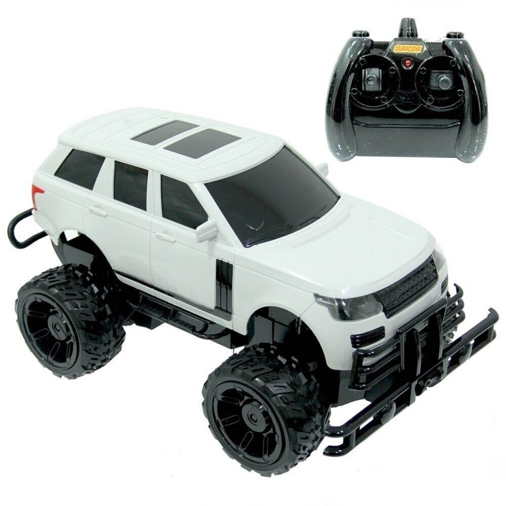 Sunman Oyuncak Işıklı Uzaktan Kumandalı Big Foot Usb Şarjlı Jeep Araba  34 cm. 1:14