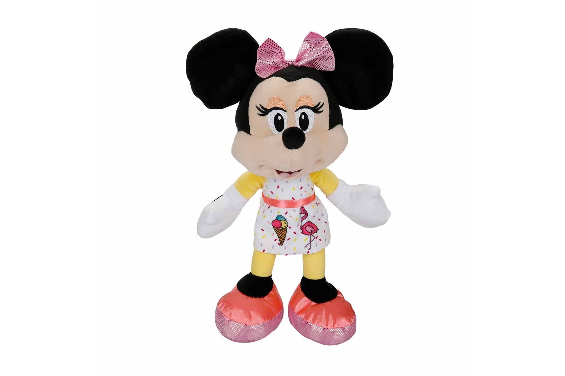 Sunman Oyuncak Peluş Core Minnie Flamingo Elbiseli 25 Cm