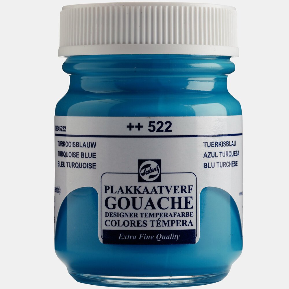 Talens Guaj Boya 16 ML Turquoise Mavi (Turkuaz Mavisi) 522