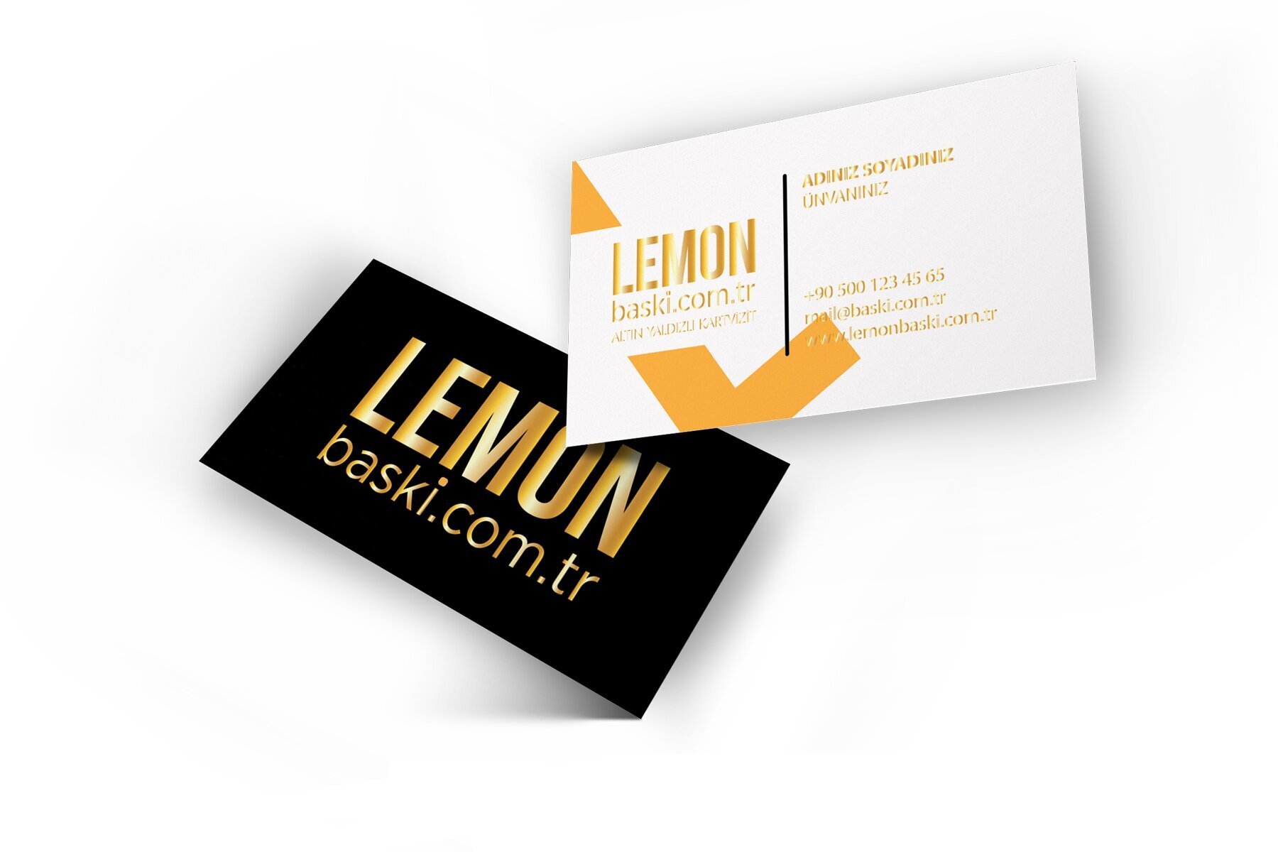 Varak Yaldızlı Kartvizit