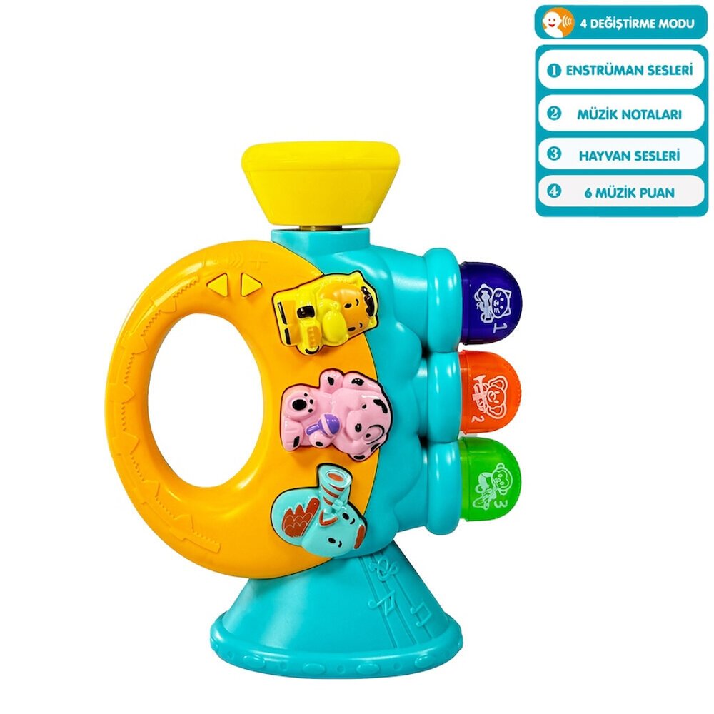 Vardem Oyuncak Işıklı Ve Müzikli Trompet Bebek Piyanosu VRD-JLG-855-38A