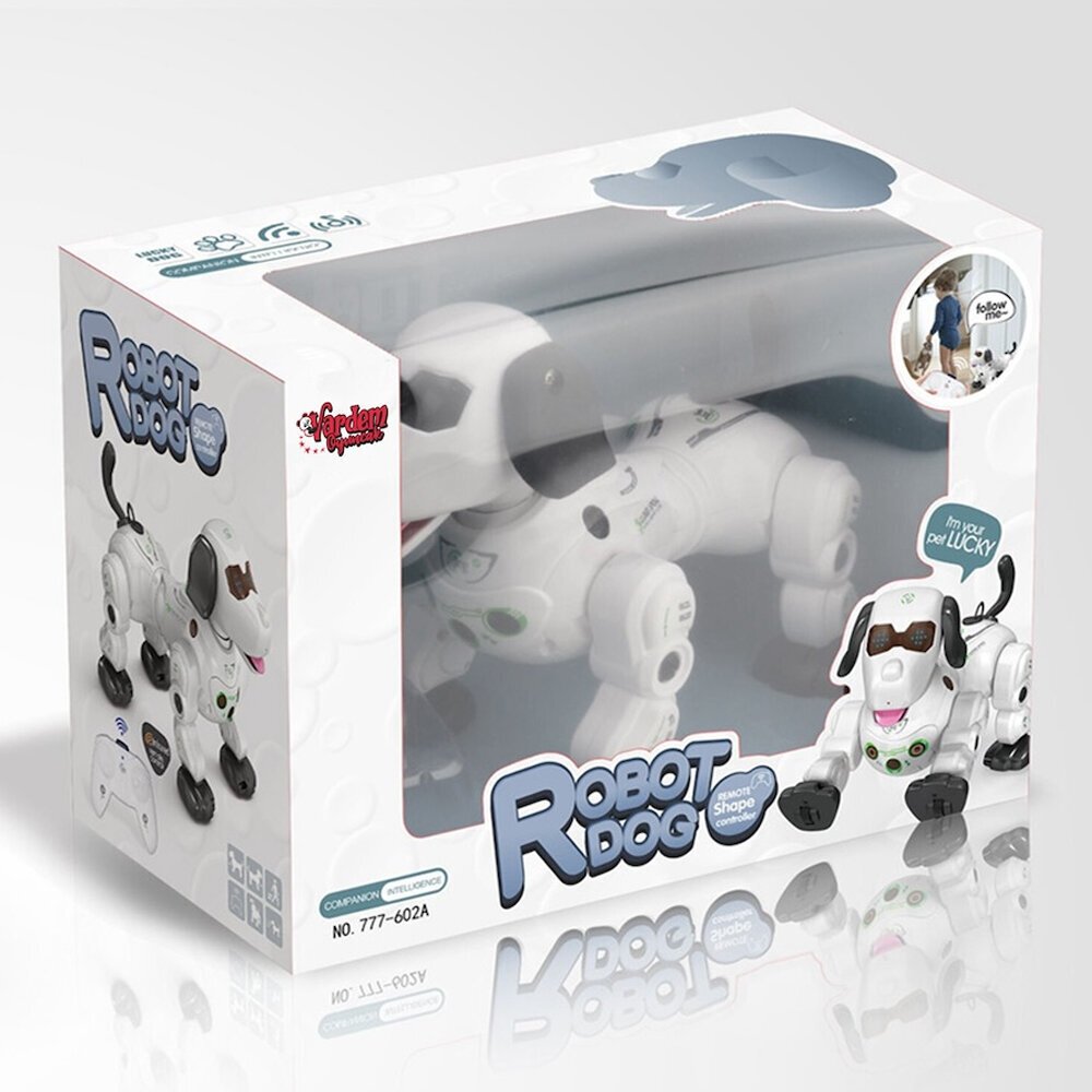 Vardem Oyuncak Uzaktan Kumandalı Işkl Ve Sesli Akıllı Robot Köpek VRD-GL-777-602A