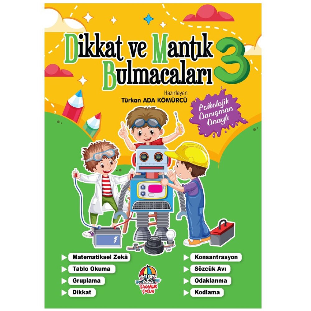 YYG Dikkat Ve Mantık Bulmacaları-3 Yağmur Çocuk