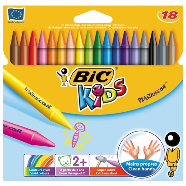 Bic Pastel Boya Plastidecor Silinebilir 18 Renk 829771