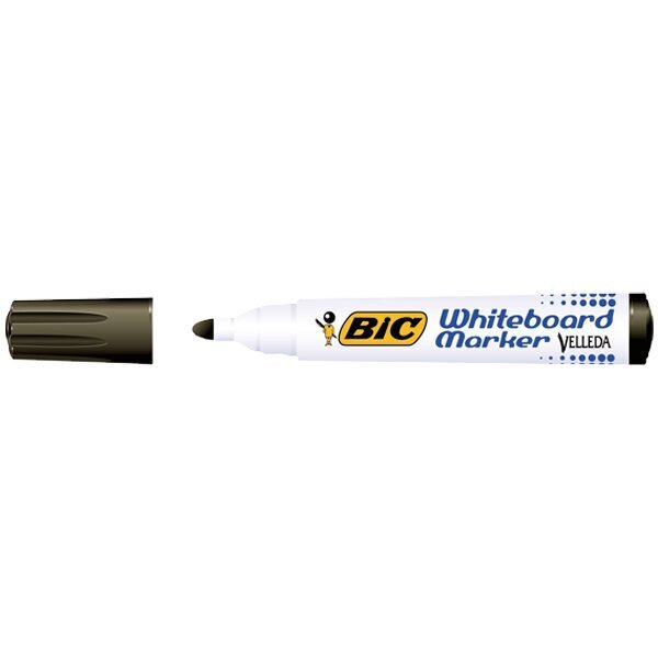 Bic Tahta Kalemi Yuvarlak Uçlu Velleda Siyah 1701 09