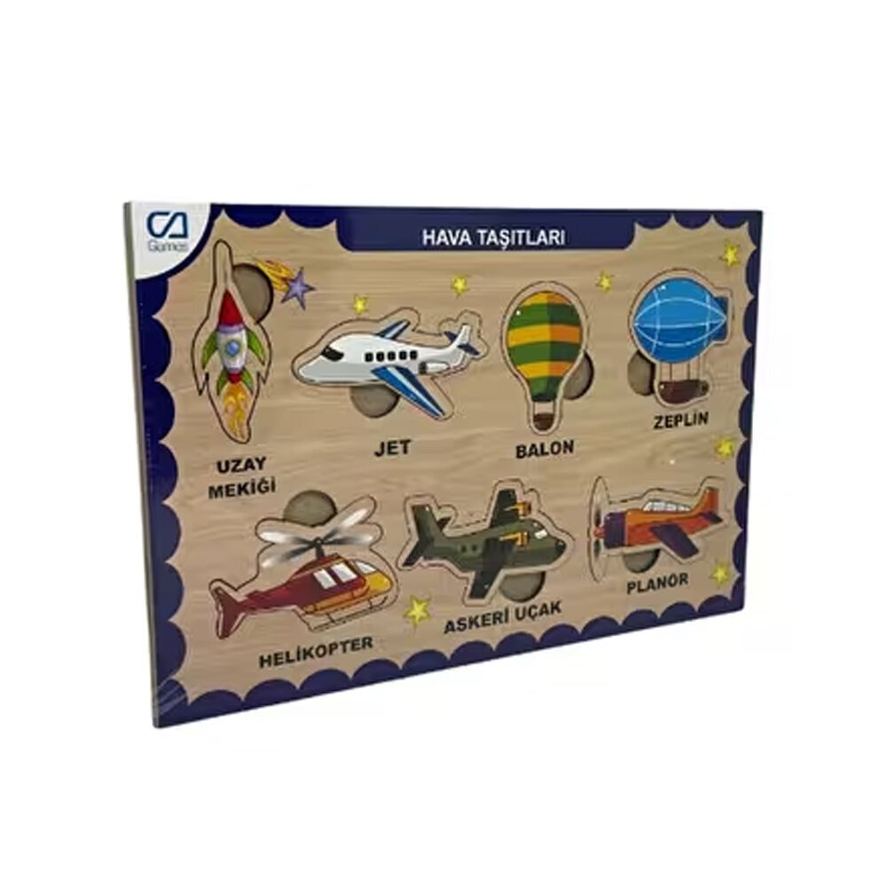 Ca Games Ahşap Hava Taşıtları Bul-Tak Caahs-3202