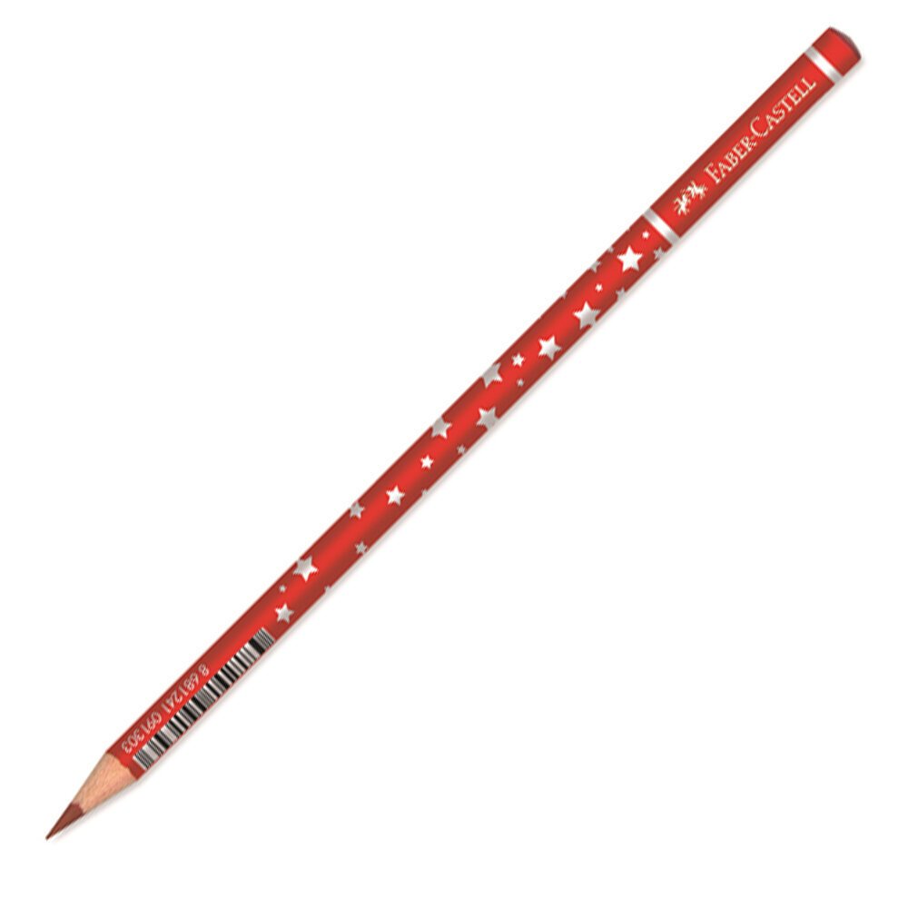Faber-Castell Kopya Kalemi Başlık Yıldız Kırmızı 1131 450001