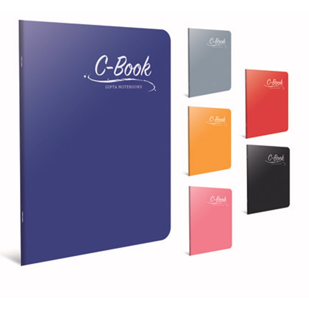 Gıpta C Book Dikişli Plastik Kapak Defter A5 60 YP Kare