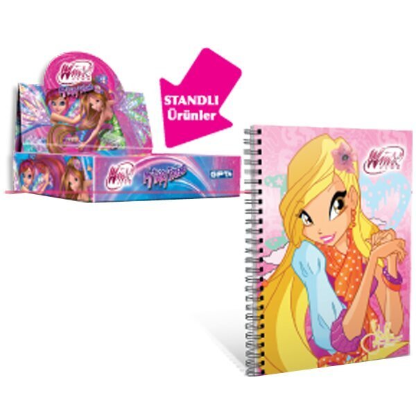 Gıpta Defter Karton Kapak A6 Winx Club ( 36 Lı Stand ) 3120