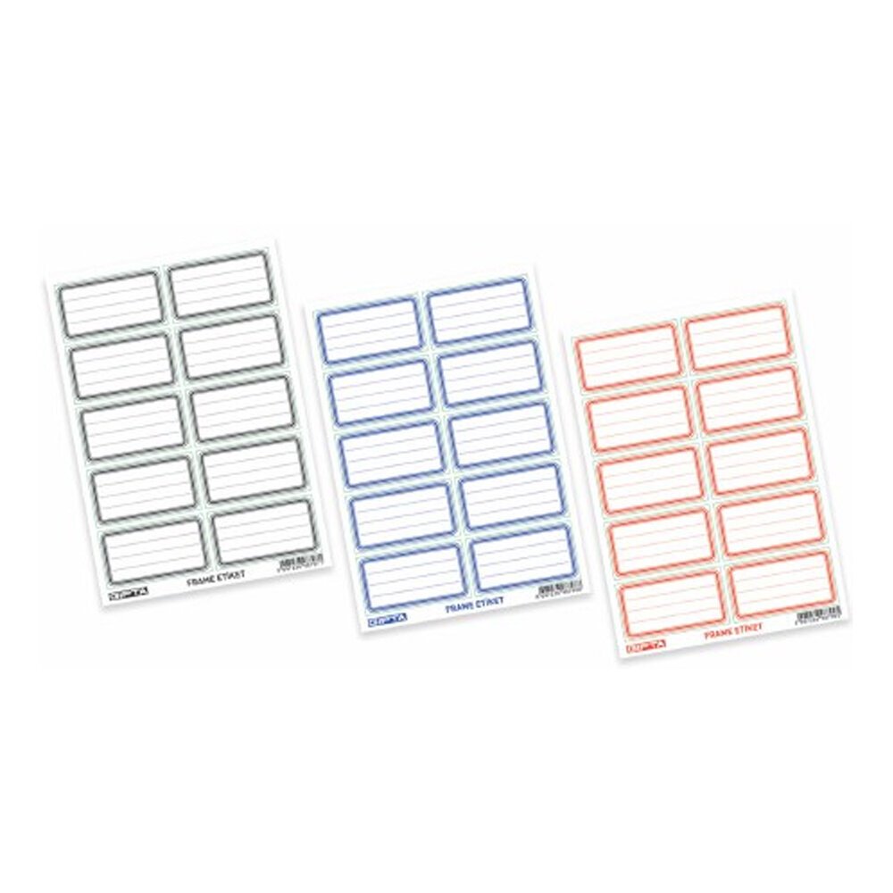 Gıpta Okul Etiketi Frame Lacivert 3 YP