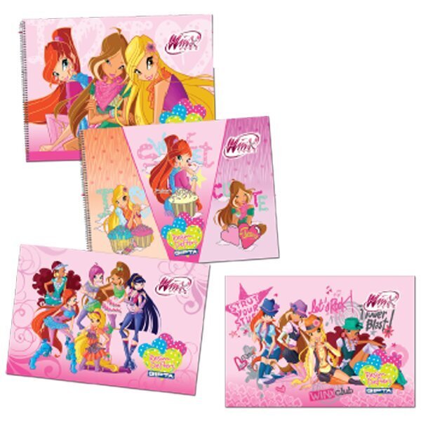 Gıpta Resim Defteri Spiralli 15 YP 25x35 Winx Club 3088