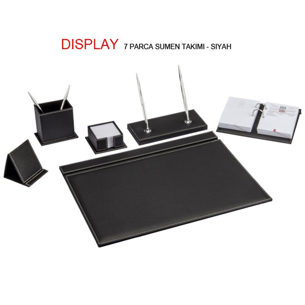 Gıpta Sümen Takımı 7 Parça Display Siyah 7103