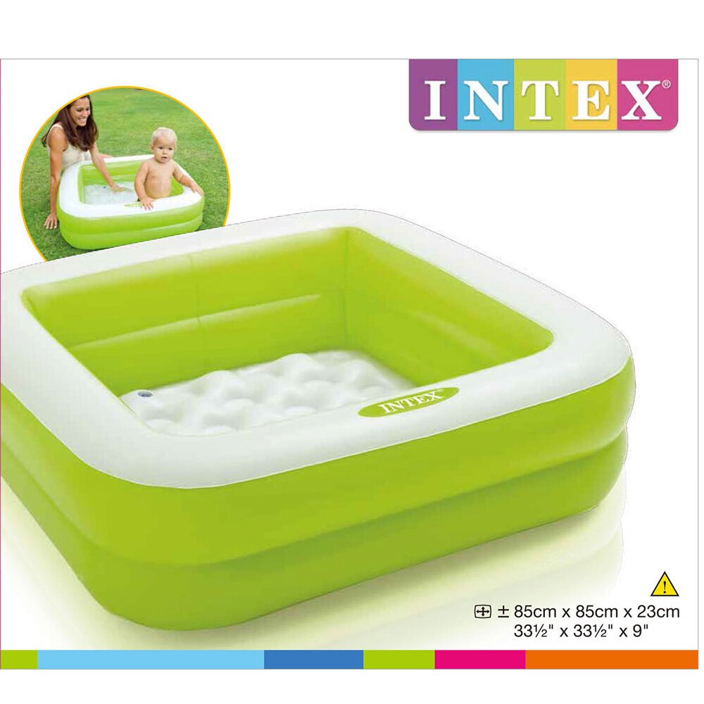 Intex Renkli Şişme Taban 2 Bölme Havuz 86 Cm 57100
