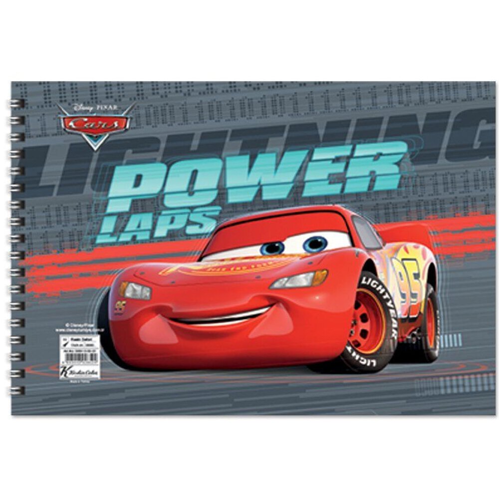 Keskin Color Resim Defteri Spiralli 15 YP 17x25 Cars 300115-33