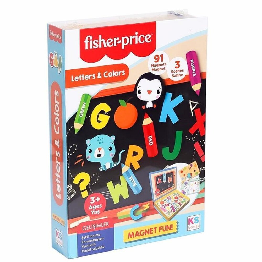 Ks Games Baby Puzzle Letters & Colours Fisher-price Lisans Fp13410