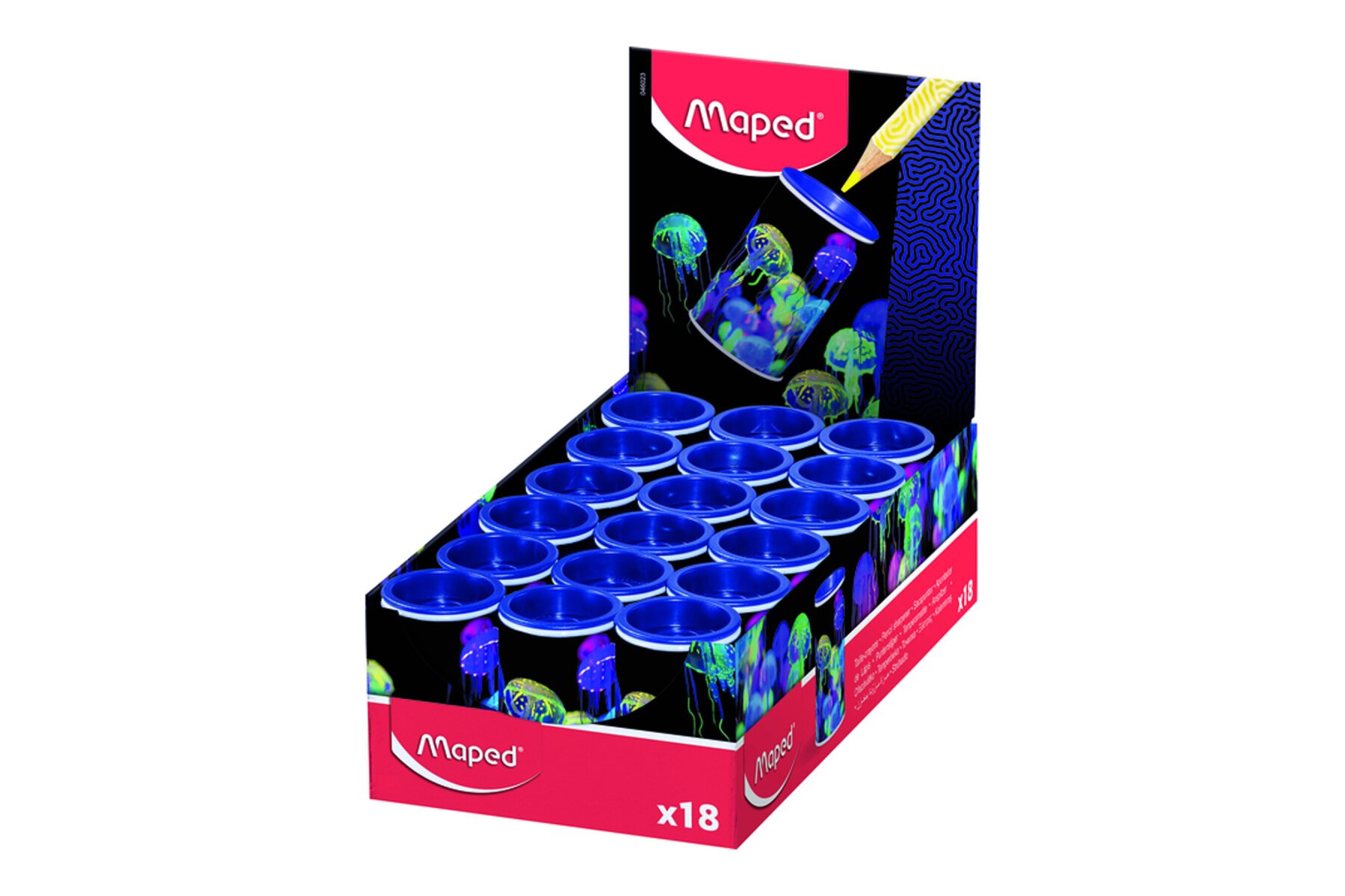 Maped Kalemtıraş Deepsea Paradıse Tek Delik Dıspla 046023