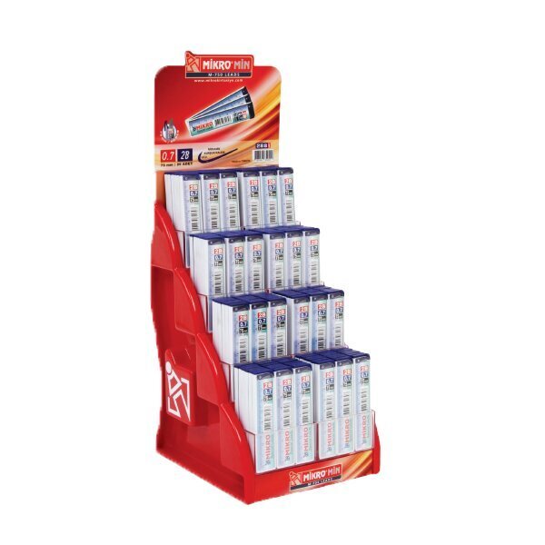 Mikro Min Cetvelli Stand 0.7 MM 2B 288 Lİ M-750