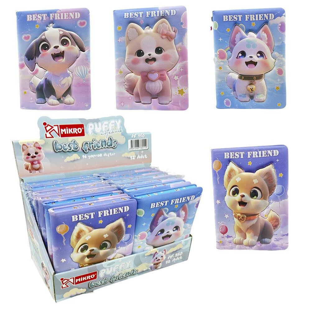 Mikro Not Defteri Puffy Best Frıends Pf-150