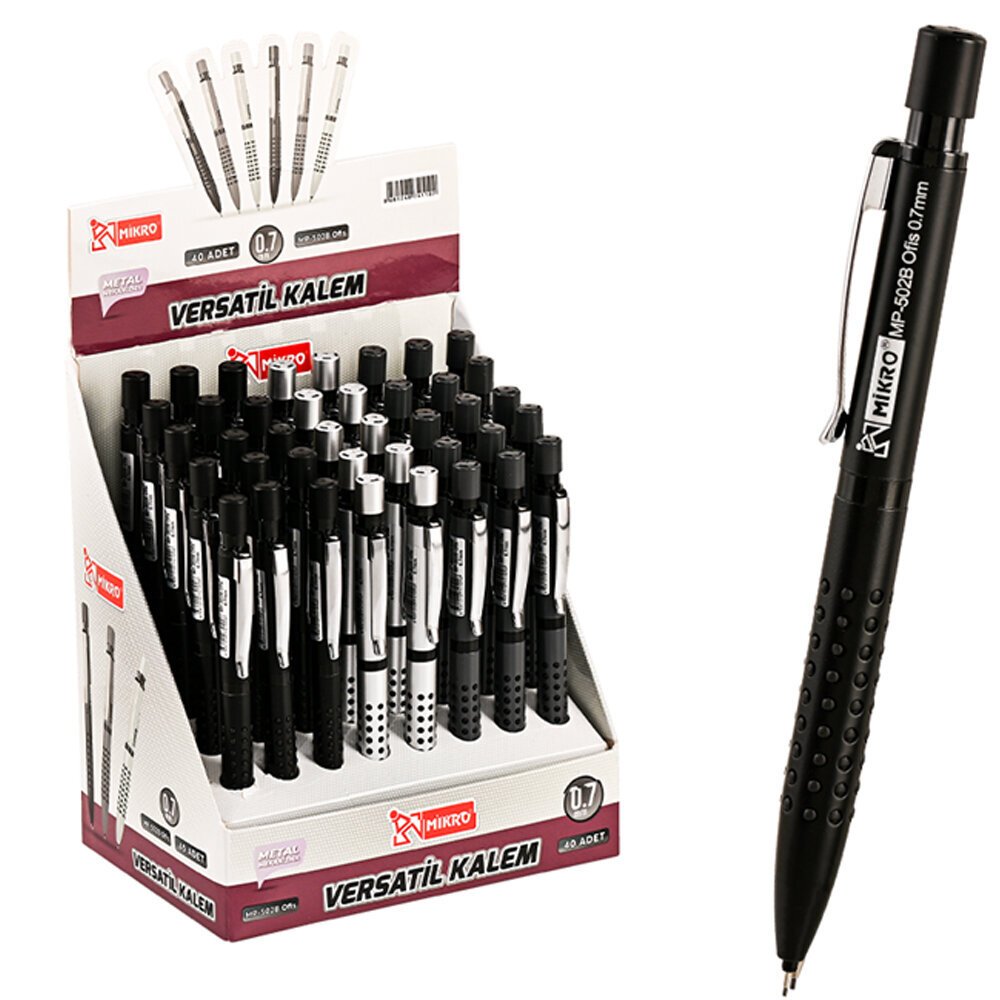Mikro Versatil Kalem 0.7 MM St. 502B-40 Standlı