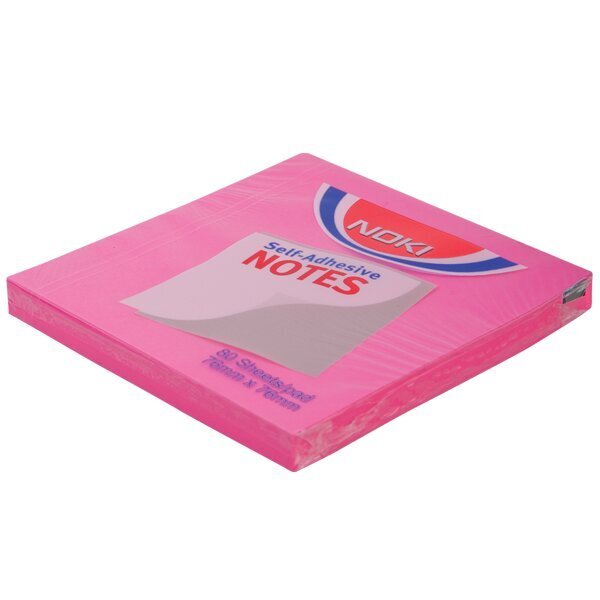 Noki Yapışkanlı Not Kağıdı 80 YP 76x76 Pembe 12165