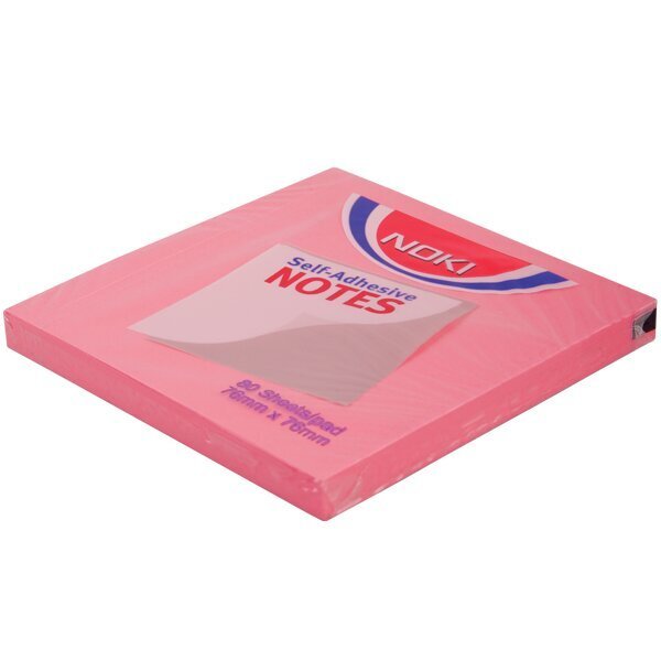 Noki Yapışkanlı Not kağıt 76x76 A.Pembe 12166