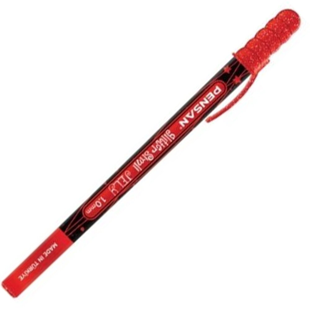 Pensan Jel Kalem Jely 1.0 MM Glıtter Simli Kırmızı 2800