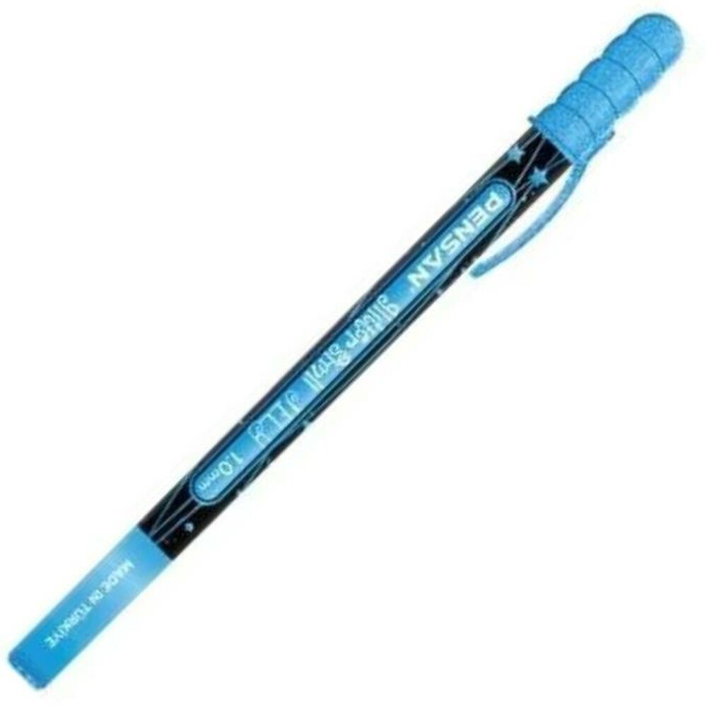 Pensan Jel Kalem Jely 1.0 MM Glıtter Simli Mavi 2800