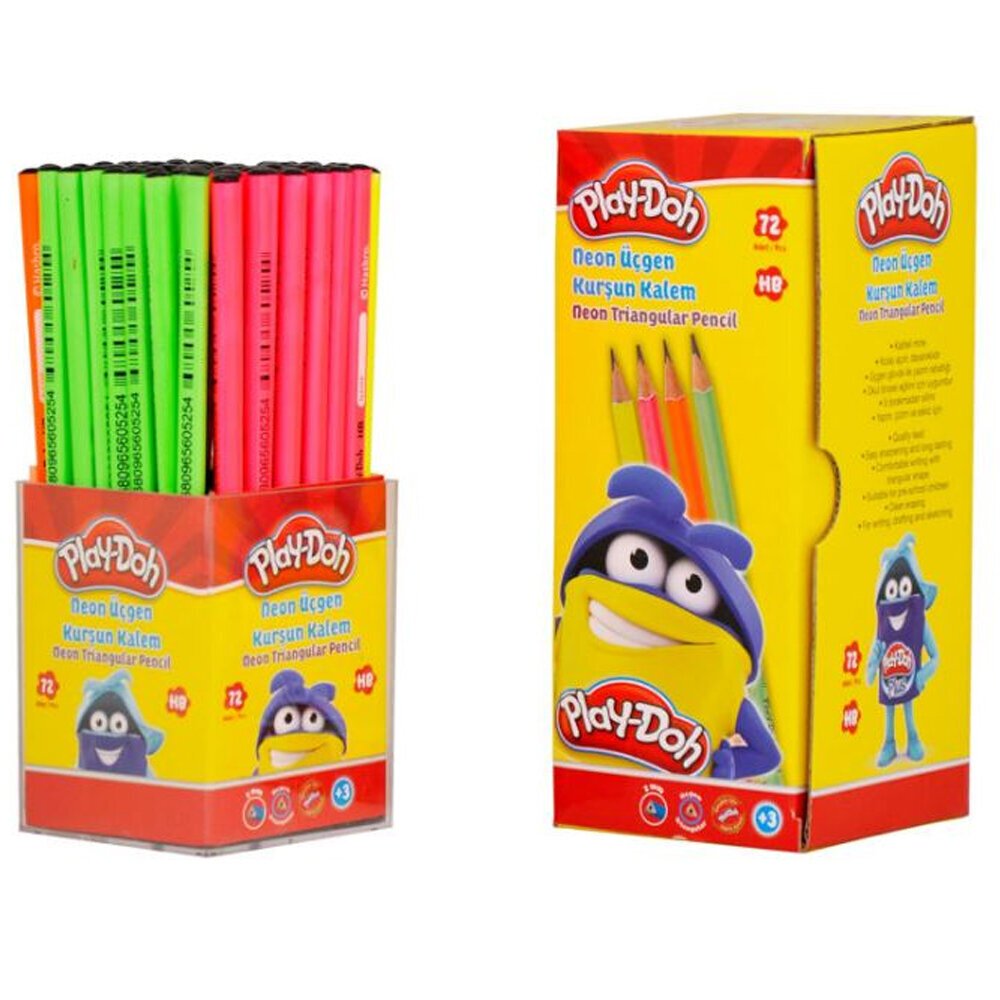 Play-Doh Kurşun Kalem Neon 72 Li Play-KK018