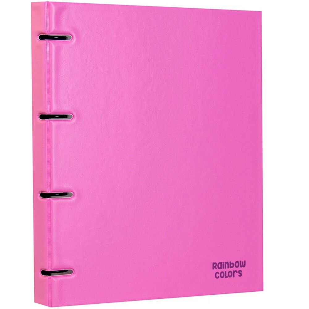 Önder Raınbow Colors 4 Halkalı Pvc Pembe 122-23