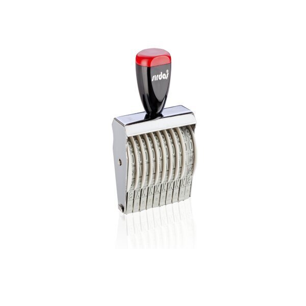 Sırdaş Numaratör Elle Çevirmeli 10 Hane 9 MM 15910