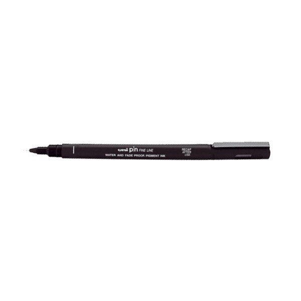 Uni-Ball Çizim Kalemi Akrilik Uçlu Fine Line Pin 0.1 MM Siyah PIN 01-200