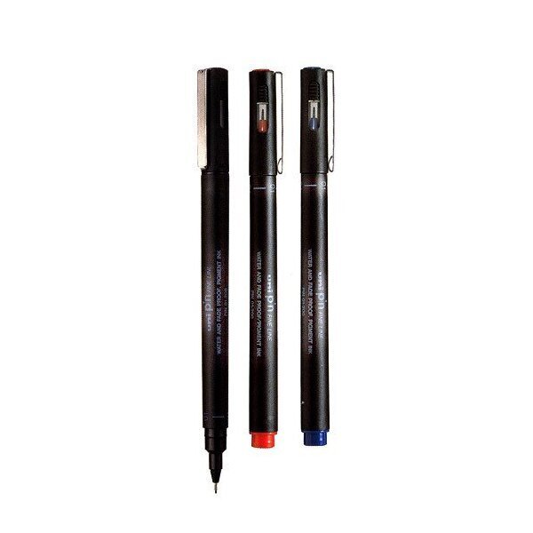 Uni-Ball Çizim Kalemi Akrilik Uçlu Fine Line Pin 0.3 MM Mavi PIN 03-200