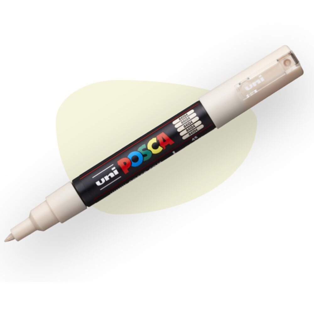 Uni-Ball Posca 0.7 Su Bazlı Boyama Markörü Bej N Pc-1M