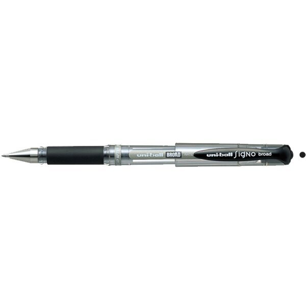 Uni-Ball Roller Kalem Signo Broad Jel Bilye Uç İmza Kalemi 1.0 MM Siyah UM-153