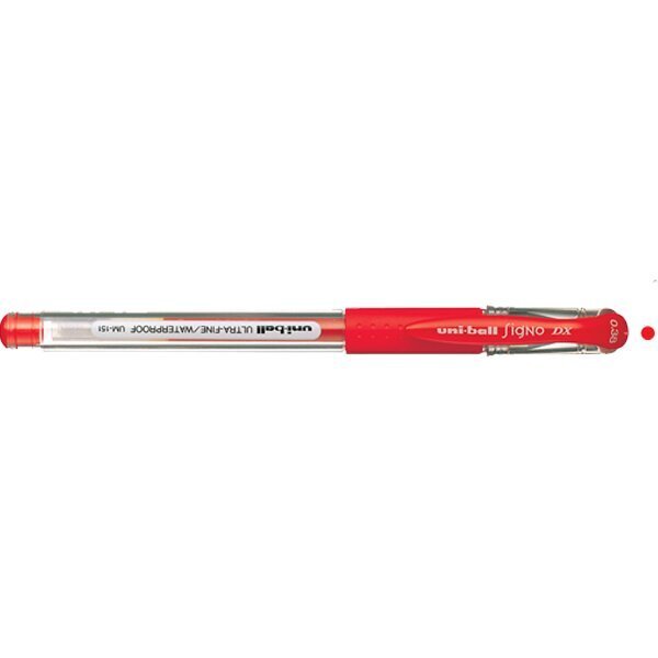 Uni-Ball Roller Kalem Signo Dx Jel Bilye Uç 0.38 MM Kırmızı UM-151