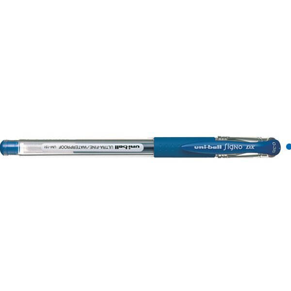 Uni-Ball Roller Kalem Signo Dx Jel Bilye Uç 0.38 MM Mavi UM-151
