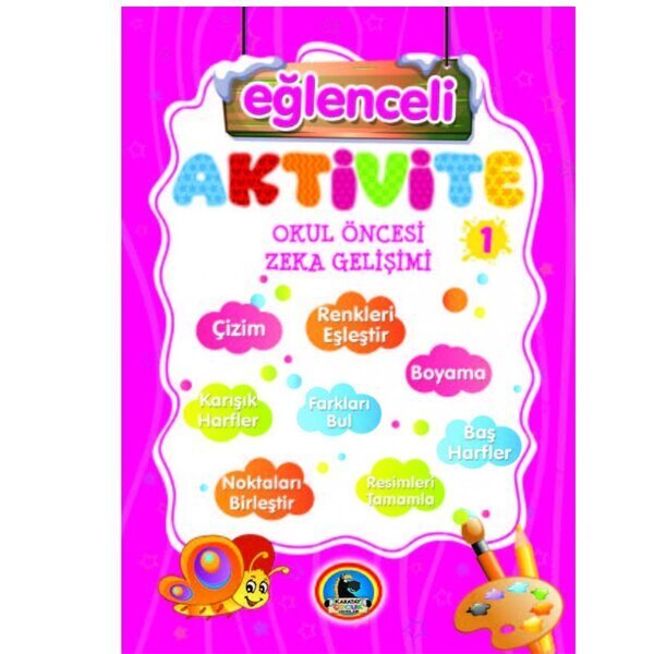 4E Boyama Kitabı Aktivite Zeka Eğitimi Örnekli Renkli 128 Syf Karatay Yayınevi