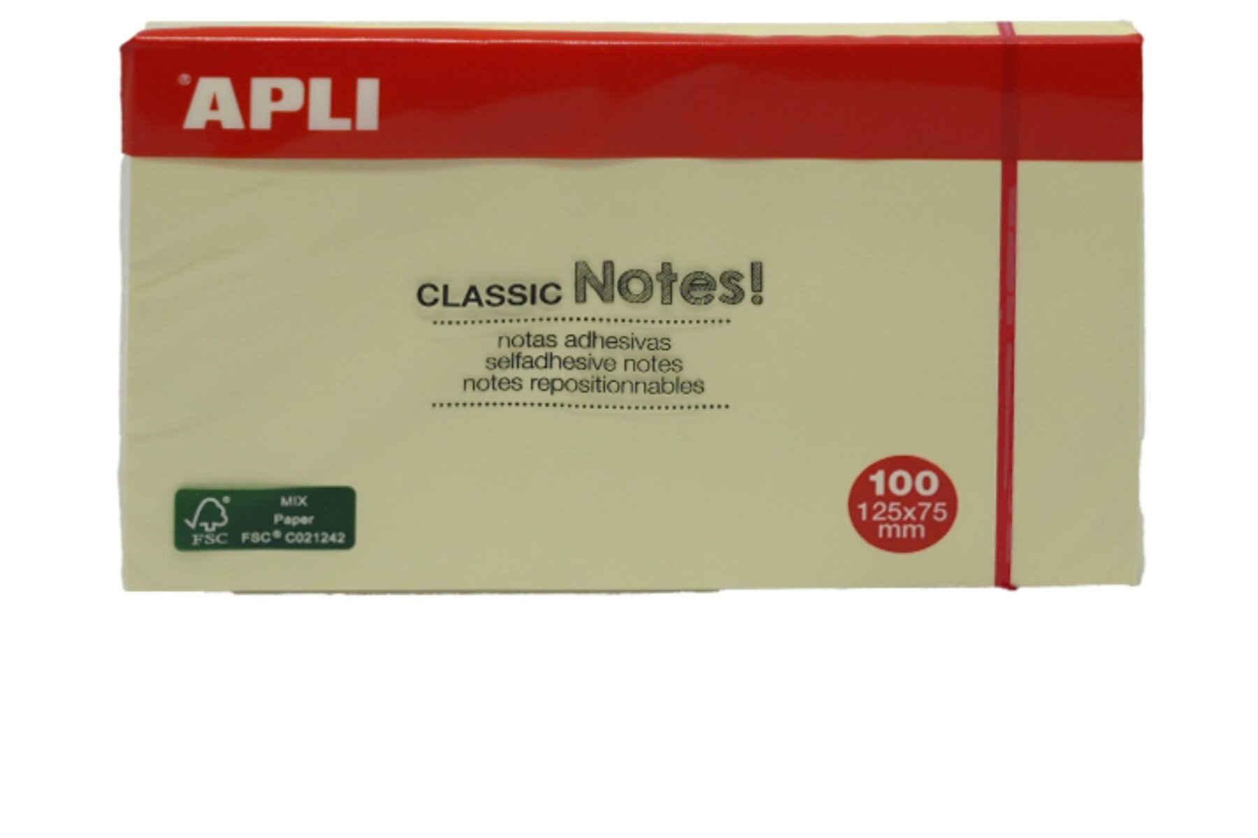 Apli Yapışkanlı Not Kağıdı Classic 100 YP 125x75 10976